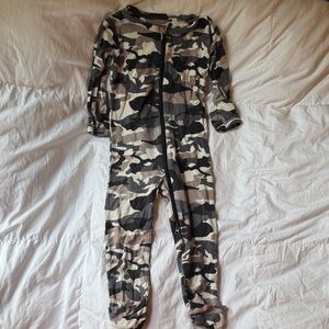 Little Bipsy Camouflage Kids Pajama Footies